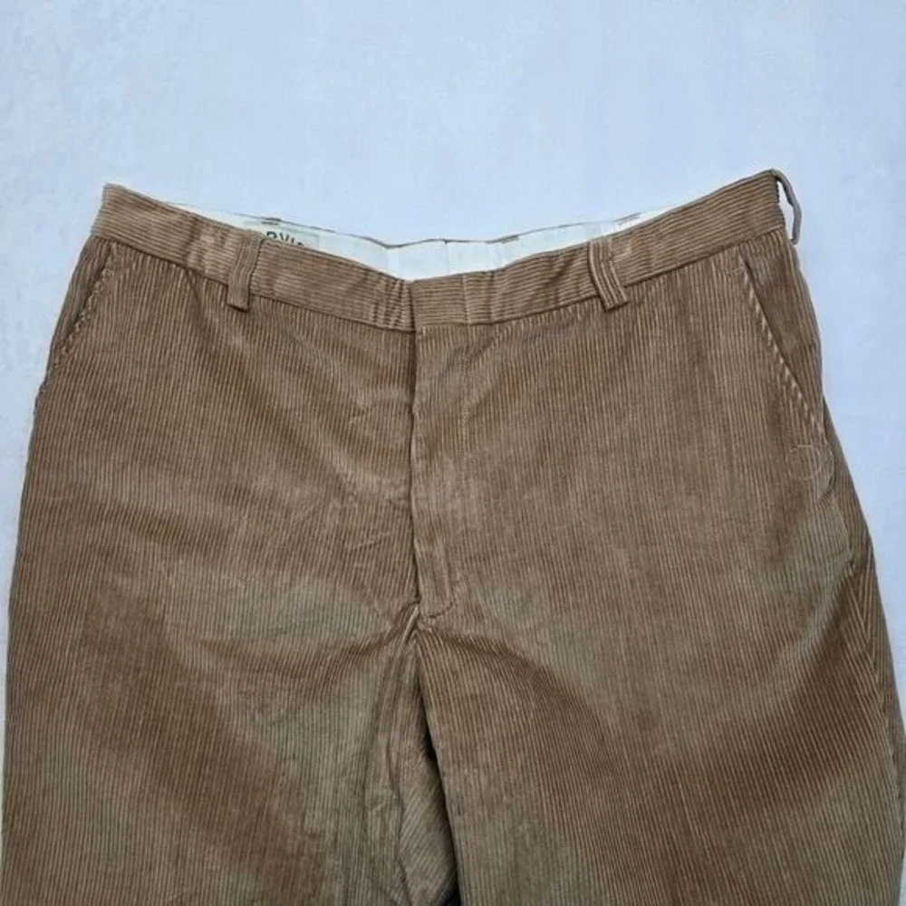 Orvis Corduroy Pants Mens 42x37 Unfinished Hem Tan Brown Chino‎ NEW